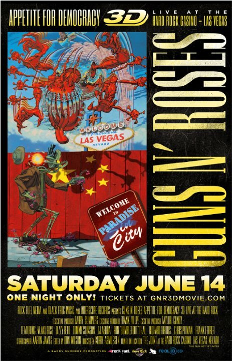 Guns N' Roses Appetite for Democracy 3D Live at Hard Rock Las Vegas (2014)